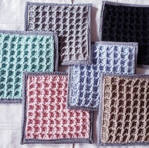 Pot Holders Trivets Hot Pads 100% Cotton crocheted